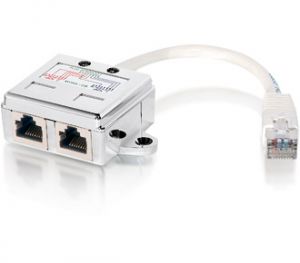 Modular Splitter FTP/STP Cat.5e RJ-45, 1M to 2F, 15cm ― Beloteks Latvia SIA
