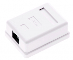 1-Port Cat.5e Surface Mounted Box ― Beloteks Latvia SIA