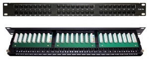 48-Port UTP Cat.5e Patch Panel ― Beloteks Latvia SIA