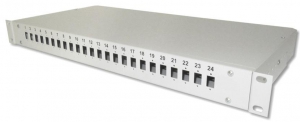 24-port SC Simplex Patch panel (Серая) ― Beloteks Latvia SIA
