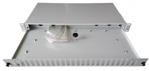 24-port SC Duplex Patch panel Telescopic (Light Gray) ― Beloteks Latvia SIA