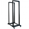 Open rack 4 Post 42U 600x600 (Black)