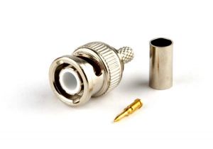 BNC Male Crimp Connector - RG58 ― Beloteks Latvia SIA