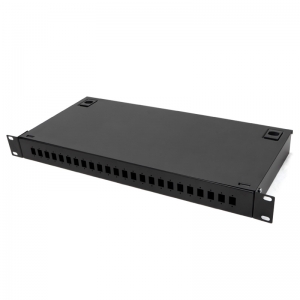 24-port SC Simplex Patch panel (Black) ― Beloteks Latvia SIA