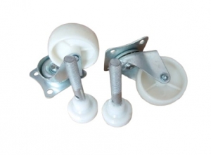 Caster without Brake and Feet Kit for Rack Cabinets ― Beloteks Latvia SIA