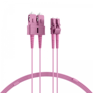 SC-LC MM 50/125 OM4 Duplex Patch Cord LSZH - 1m ― Beloteks Latvia SIA