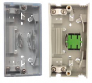 8F (2xSC Duplex) Fiber Optic Wall Outlet ― Beloteks Latvia SIA