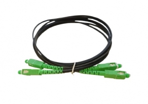 SC/APC-SC/APC SM Duplex Patch Cord FTTH (Black) - 2m ― Beloteks Latvia SIA