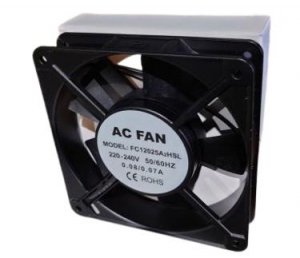 Вентилятор 12x12x2.5см 220В ― Beloteks Latvia SIA