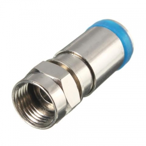 F Male Compression Plug - RG6 ― Beloteks Latvia SIA