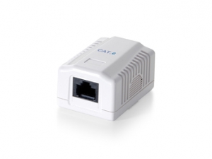 EQUIP 1-Port Cat.6 Surface Mounted Box ― Beloteks Latvia SIA