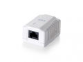 EQUIP 1-Port Cat.6 Surface Mounted Box