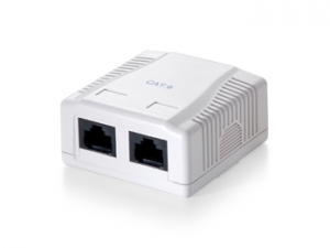 EQUIP 2-Port Cat.6 Surface Mounted Box ― Beloteks Latvia SIA
