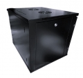 9U 540x450x445mm Metal door (Black)