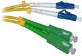 LC/PC-SC/APC SM Duplex Patch Cord - 1m